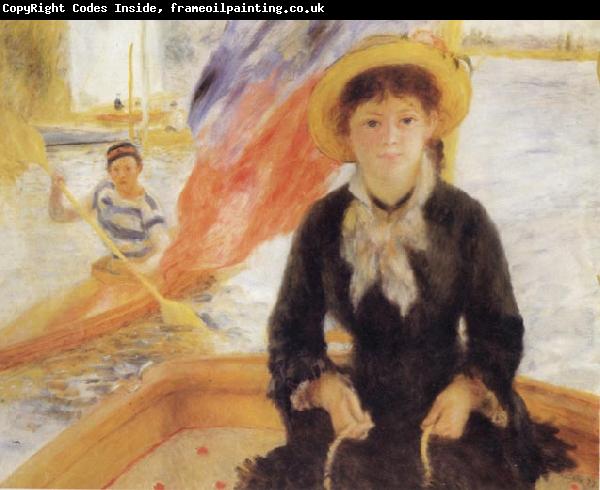Pierre Renoir Girl in a Boat